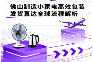 佛山制造小家電高效包裝發(fā)貨直達(dá)全球流程解析